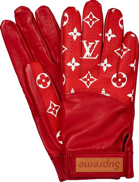 supreme louis vuitton baseball gloves|supreme x louis vuitton.